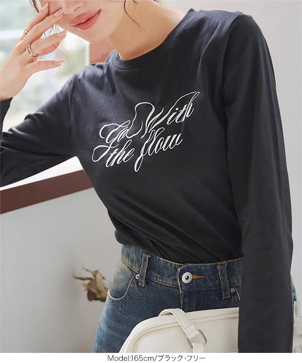 ロゴプリントロンT [C7438] - レディースファッション通販 神戸レタス