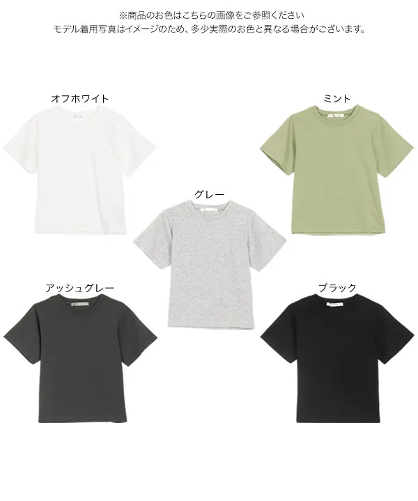 M L XL 選べるサイズ ] 汗染み防止クルーネックTシャツ [C7473