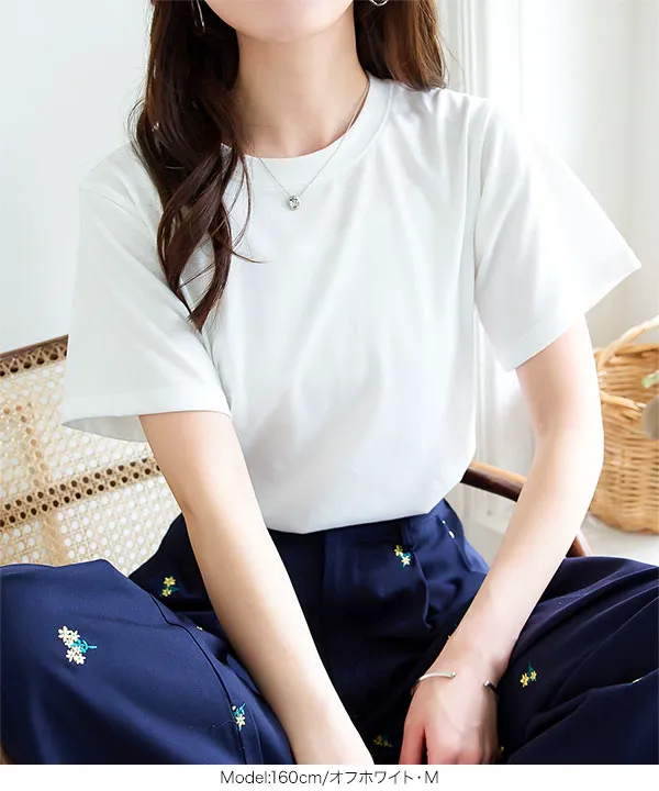 暑い夏tシャツに汗 S-LL/ひんやり/UV】汗をかいても気になりにくい グラフィックTシャツ