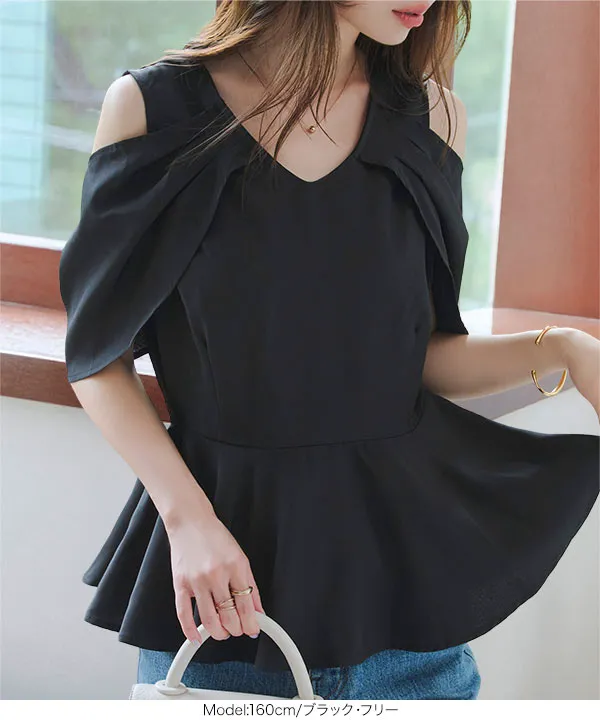 新品⭐︎EMMA TANK PALLADIO GRID リボンショルダーブラウス 新品⭐︎EMMA TANK PALLADIO GRID リボンショルダーブラウス