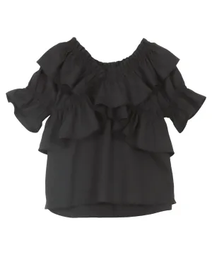 オフショル トップス manywayギャザーフリルオフショルトップス [C7495] - レディース