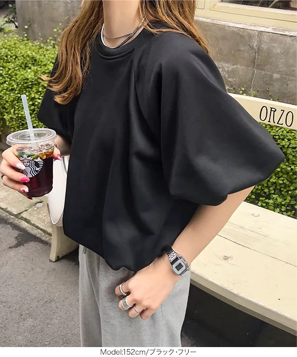 keina rita バルーントップス　36 W BALLOON SHORT KNIT TOPS 10106ー