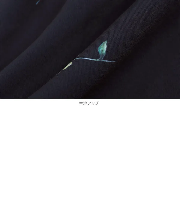 ハートネックフラワープリントキャミトップス [C7551] - レディース