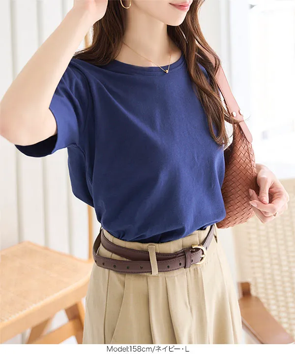 M L XL 3L 汗じみ防止＆UVカット ] スタンダードTシャツ [C7574