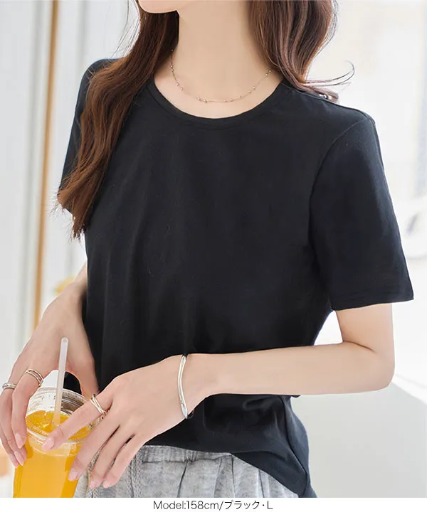 [ M L XL 3L 汗じみ防止＆UVカット ] スタンダードTシャツ [C7574]