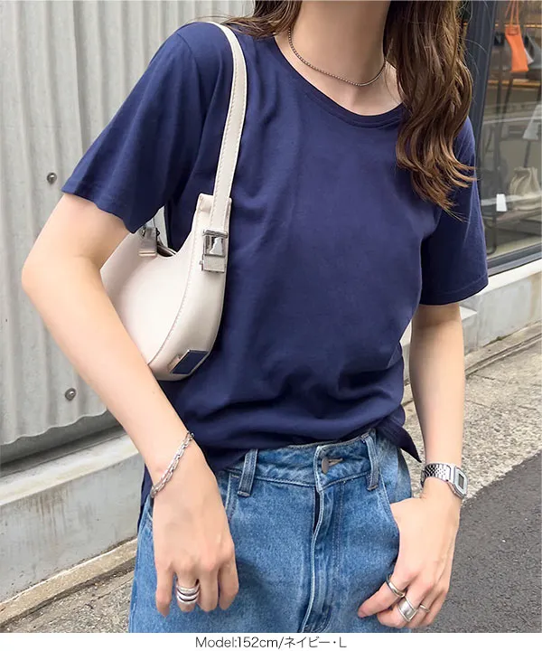 [ M L XL 3L 汗じみ防止＆UVカット ] スタンダードTシャツ [C7574]