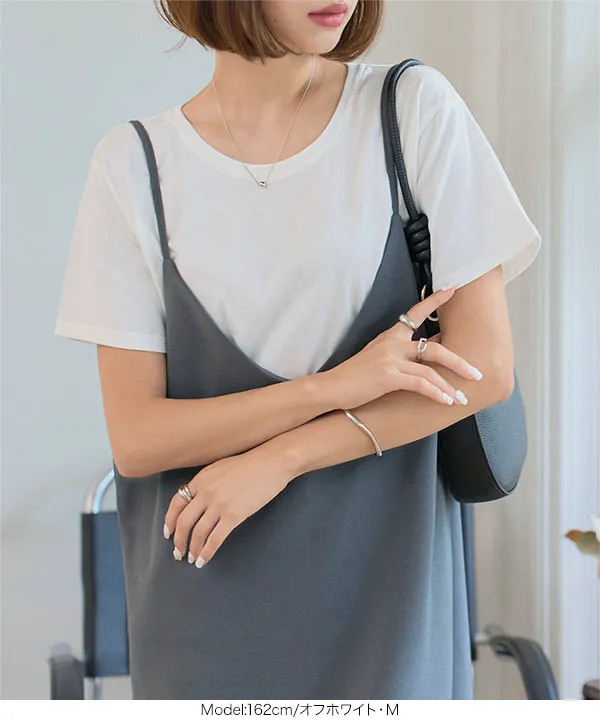 [ M L XL 3L 汗じみ防止＆UVカット ] スタンダードTシャツ [C7574]