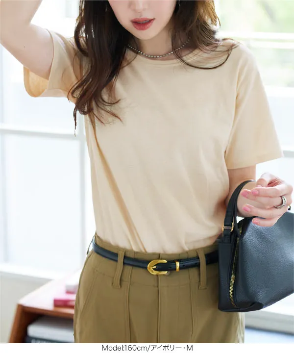 [ M L XL 3L 汗じみ防止＆UVカット ] スタンダードTシャツ [C7574]