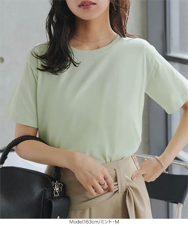 M L XL 3L 汗じみ防止＆UVカット ] スタンダードTシャツ [C7574