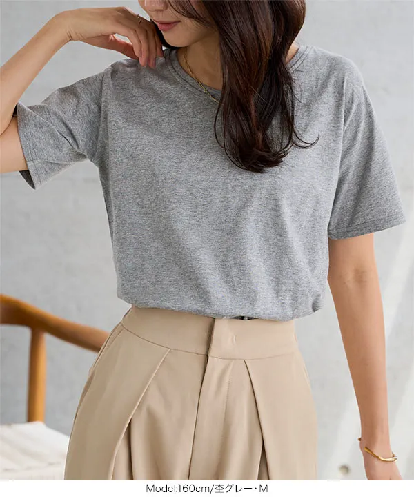 [ M L XL 3L 汗じみ防止＆UVカット ] スタンダードTシャツ [C7574] | トップス全品送料無料！8/7(金)18:00〜8/10(月)朝11:59まで