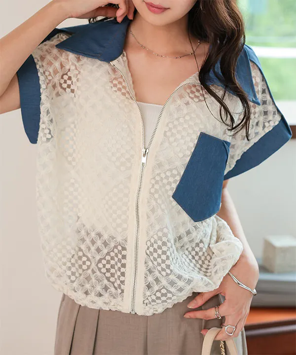 PGG ☆ピージージ☆美品✨ツリー柄 フード付きジャケット PICTURE ORGANIC CLOTHING ピクチャーオーガニッククロージング