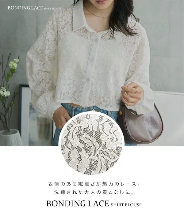 レースシャツ [C7647] | トップス全品送料無料！9/11(金)18:00〜9/14