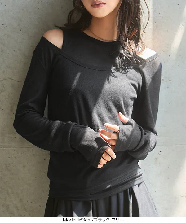 2点SETアメスリタンク×深Uネックシアートップスアンサンブル [C7664