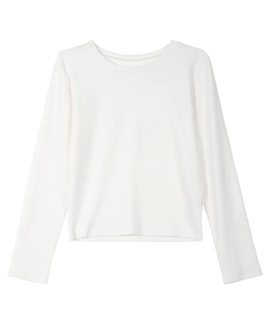 [ Petitle / プチレ ] 選べる3サイズ ベーシック長袖Tシャツ [C7668]のレビュー
