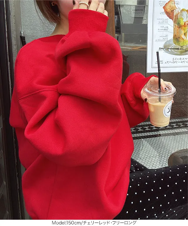 [ yuri.さんコラボ ]選べる2丈裏起毛刺繍入りスウェットトップス [C7669] | 10/6(火)12:00~販売予定!