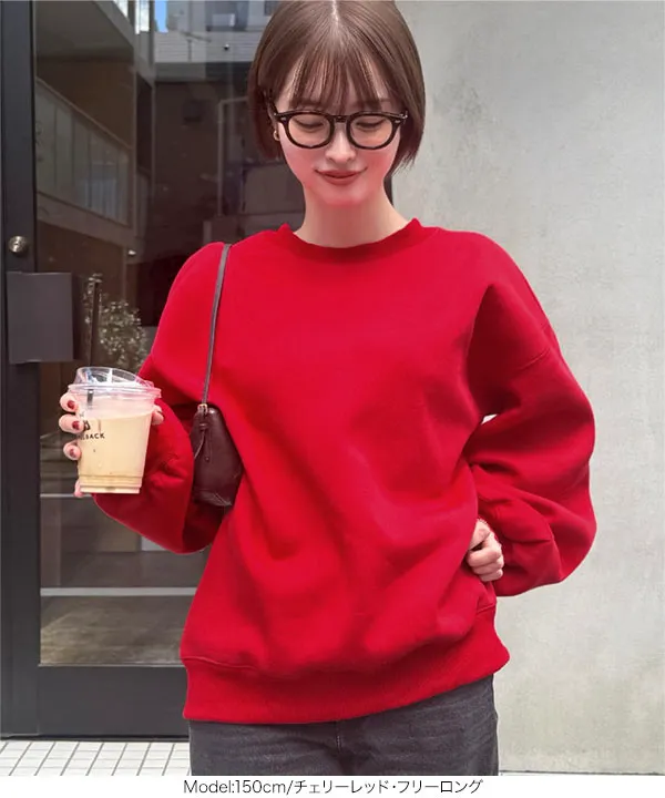 [ yuri.さんコラボ ]選べる2丈裏起毛刺繍入りスウェットトップス [C7669] | 10/6(火)12:00~販売予定!