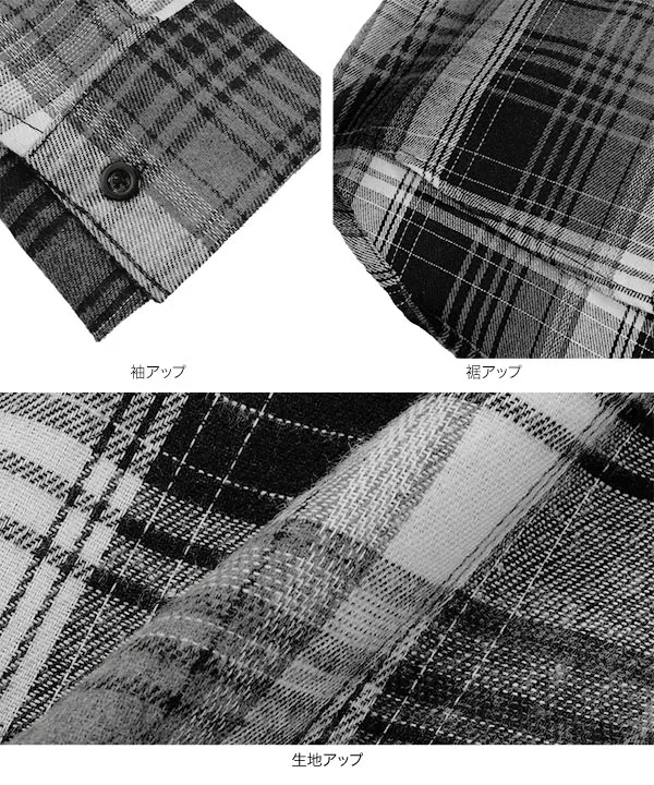 チェック柄ネルシャツ [C7693] - レディースファッション通販 神戸