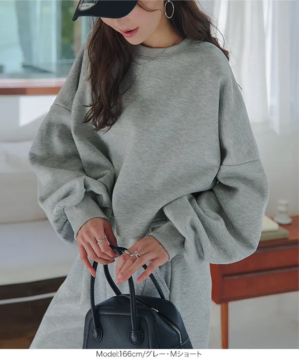 ニット ボア ケット S 裏ボアスウェット2タイプトップス [C7700] - レディースファッション