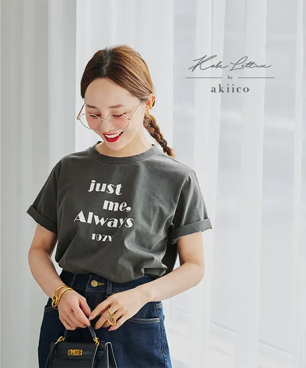 田中亜希子さんコラボ ]アソートヴィンテージライクロゴTシャツ [C7717