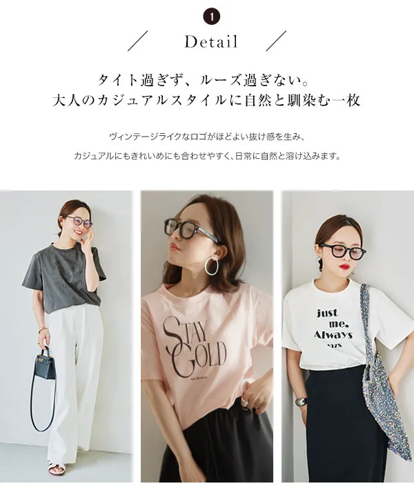 田中亜希子さんコラボ ]アソートヴィンテージライクロゴTシャツ [C7717