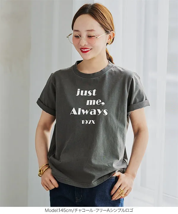 田中亜希子さんコラボ ]アソートヴィンテージライクロゴTシャツ [C7717