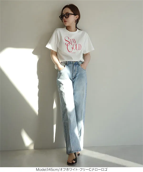 田中亜希子さんコラボ ]アソートヴィンテージライクロゴTシャツ [C7717