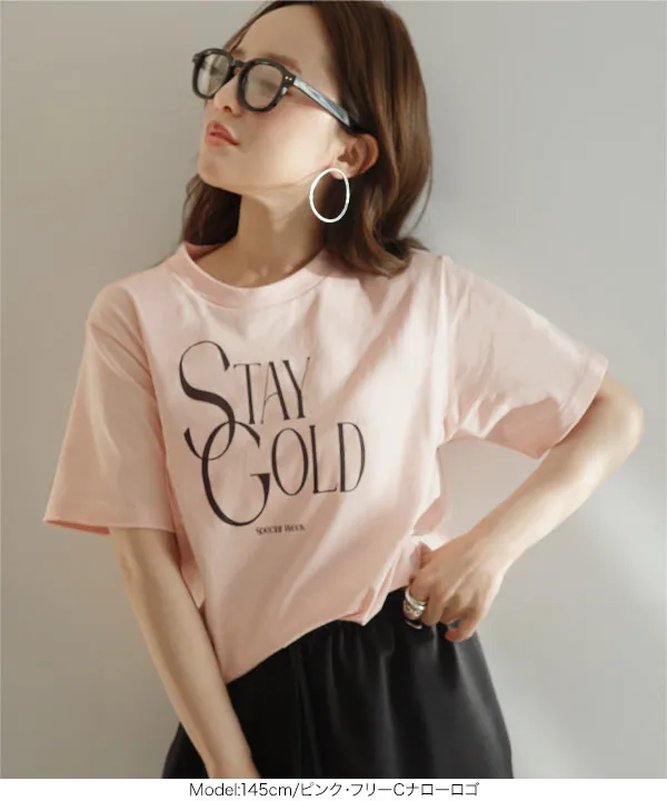 田中亜希子さんコラボ ]アソートヴィンテージライクロゴTシャツ [C7717