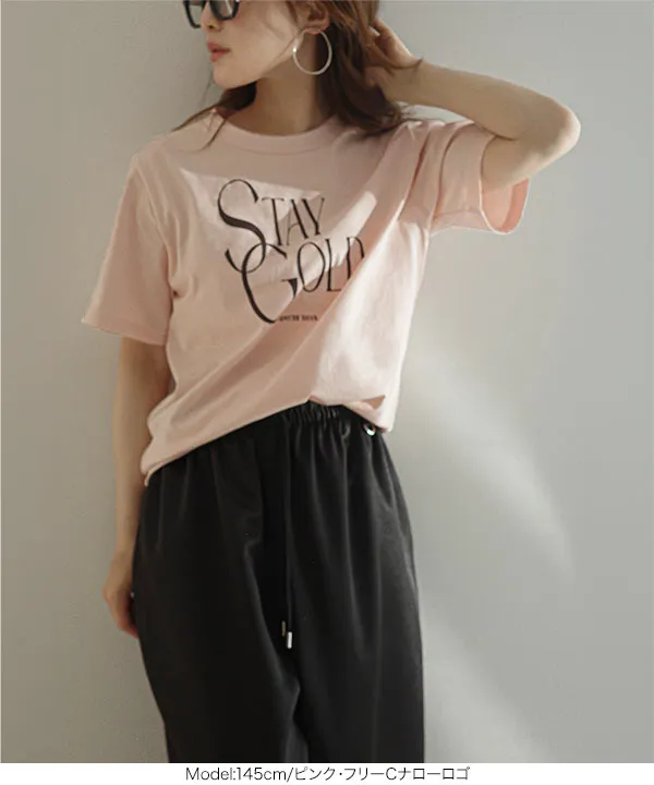 田中亜希子さんコラボ ]アソートヴィンテージライクロゴTシャツ [C7717