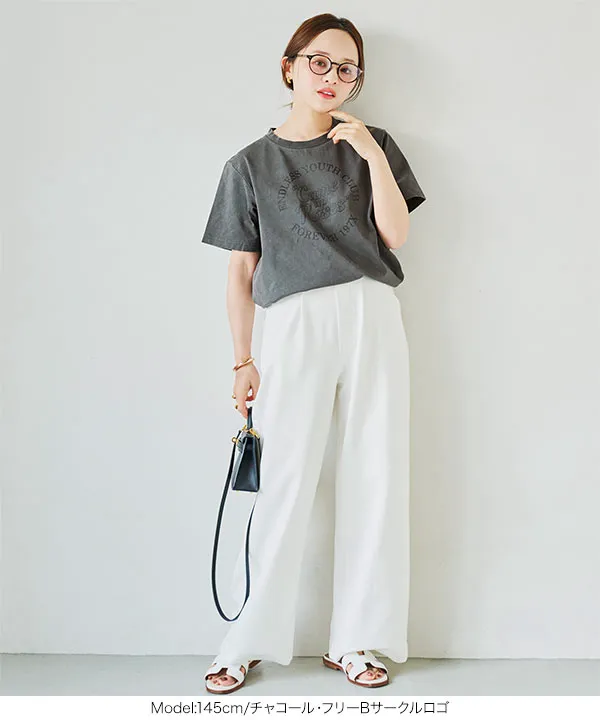 田中亜希子さんコラボ ]アソートヴィンテージライクロゴTシャツ [C7717