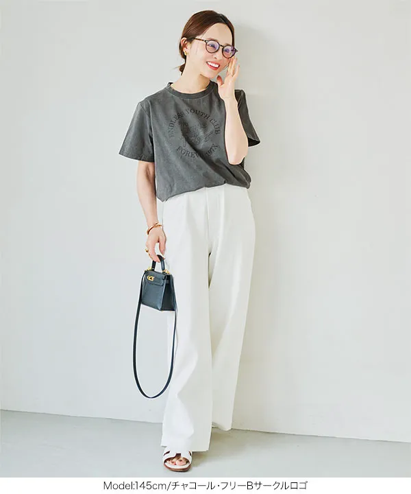 田中亜希子さんコラボ ]アソートヴィンテージライクロゴTシャツ [C7717