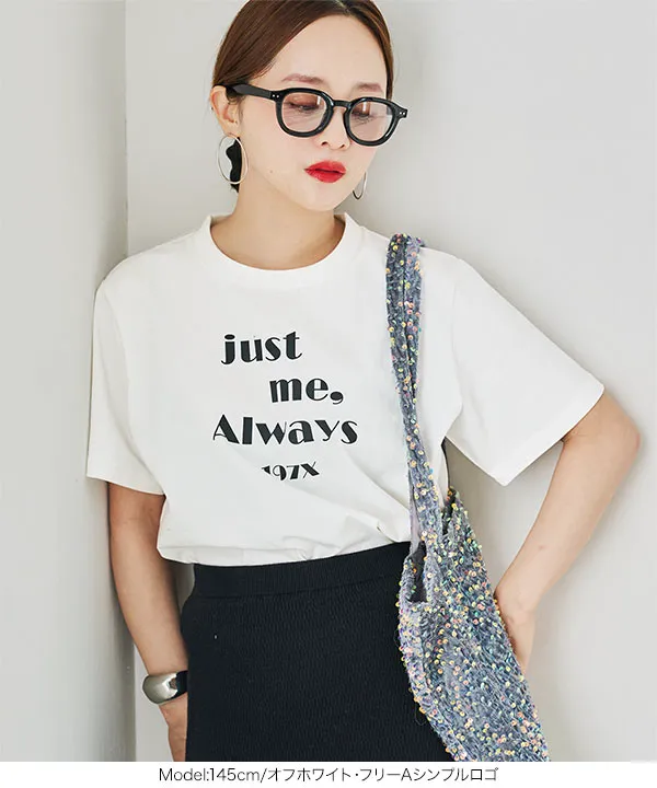 田中亜希子さんコラボ ]アソートヴィンテージライクロゴTシャツ [C7717