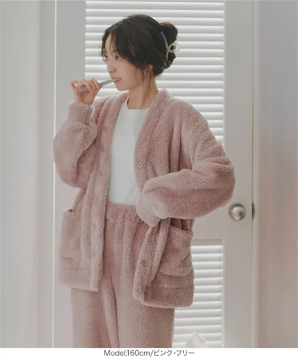 alexiastam  カーディガン  ルームウェア ALEXIA STAM（アリシアスタン） パジャマ Kids Cozy Knit Cardigan