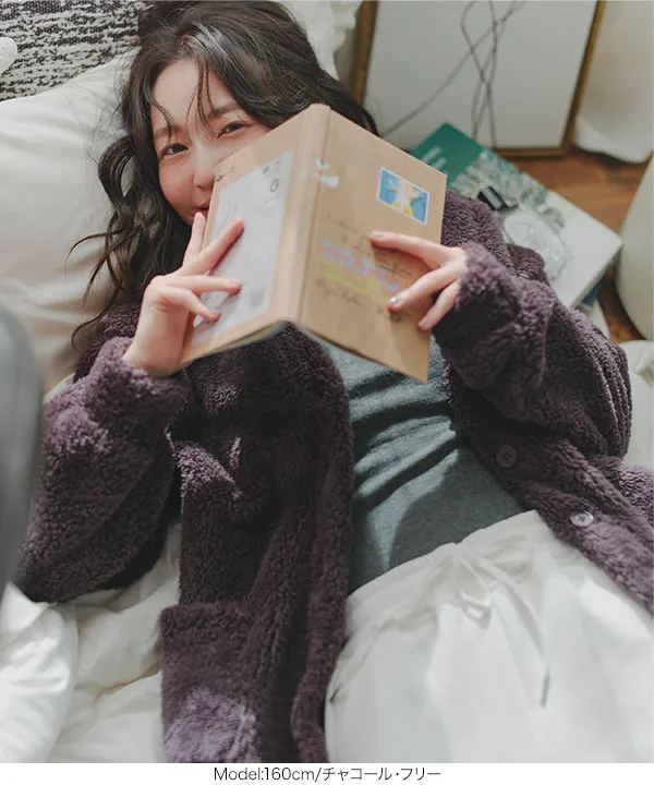 ボア ボア・シェルパジャケット F ウーブンポケットフルジップボアJK