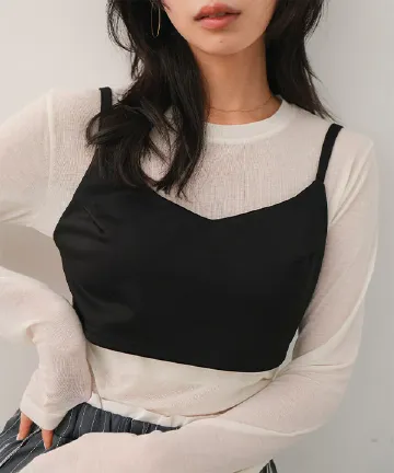 カップ付きブラトップ [C7744]