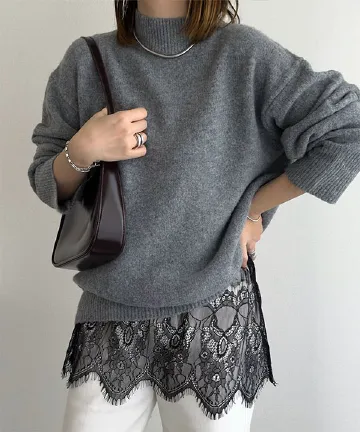 総レースキャミ [C7745]