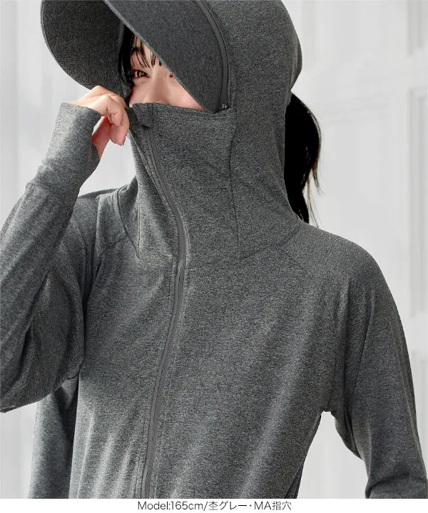 [ UVカット＆接触冷感 ] M L XL 選べる2タイプ 取り外しサンバイザー付きパーカー [C7760] | 今だけ特別価格×送料無料！