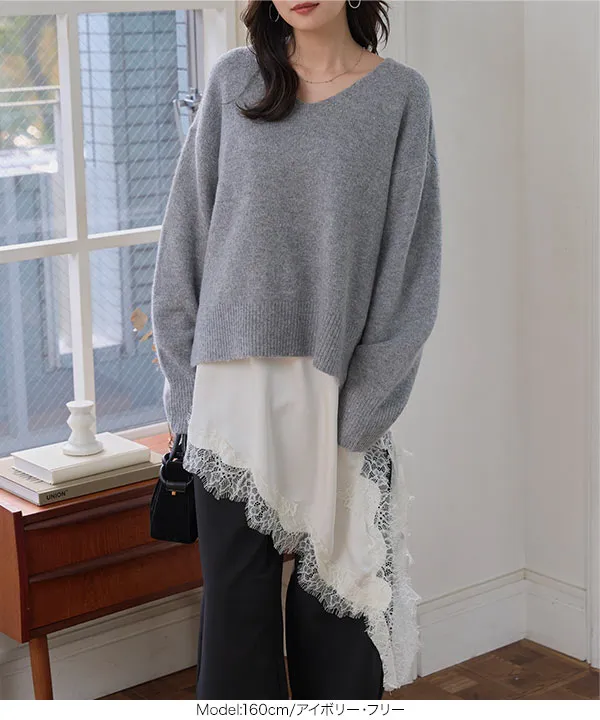 カナダドレスショップ オーダーメイドお誂え品 豪華ミルキースパンコールカットソー Floral Embroidery Short Sweat Top