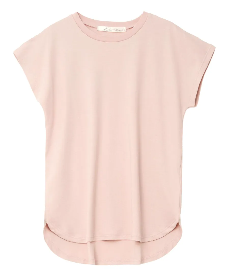 [ 接触冷感 ]　綿100%なめらかフレンチスリーブTシャツ [C7837]のレビュー