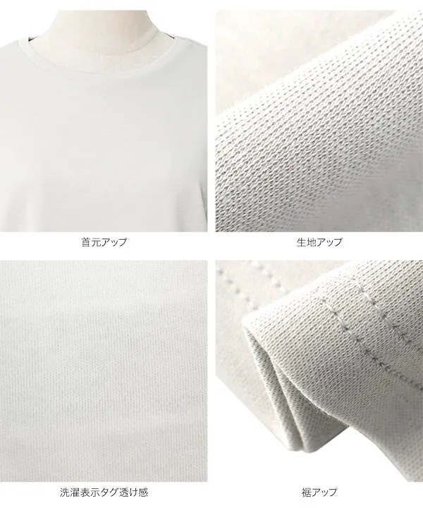 [ 接触冷感 ]　綿100%なめらか半袖Tシャツ [C7839]