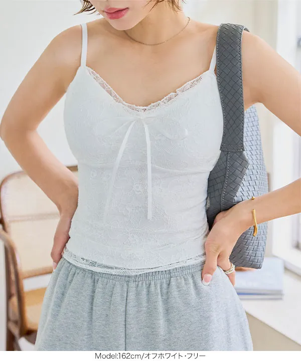 カップ付きレースキャミソール [C7881]| SALE！ - レディース