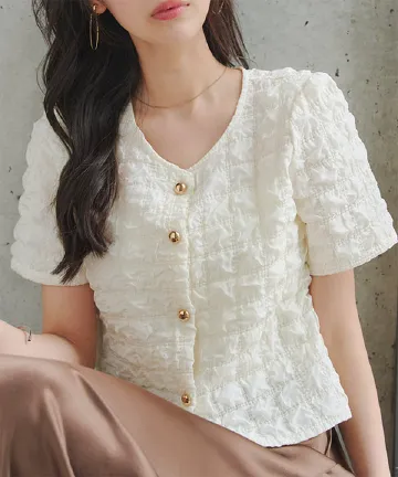 ポコポコカーディガントップス [C7903]| 送料無料 4/28(火)12:00~4/30(木)12:00まで