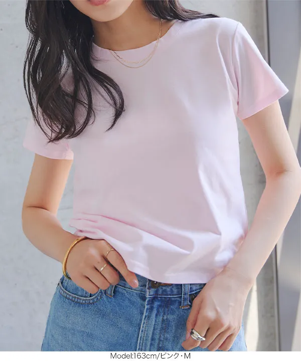 [ 接触冷感 ] M L XL ミニTシャツ [C7912]