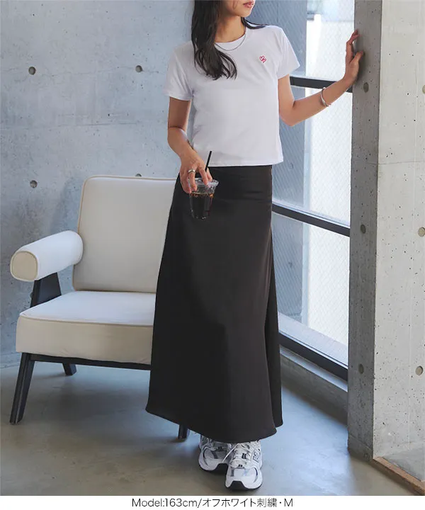 [ 接触冷感 ] M L XL ミニTシャツ [C7912]