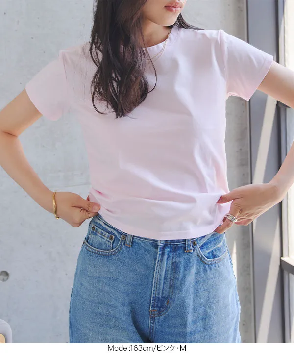 [ 接触冷感 ] M L XL ミニTシャツ [C7912]
