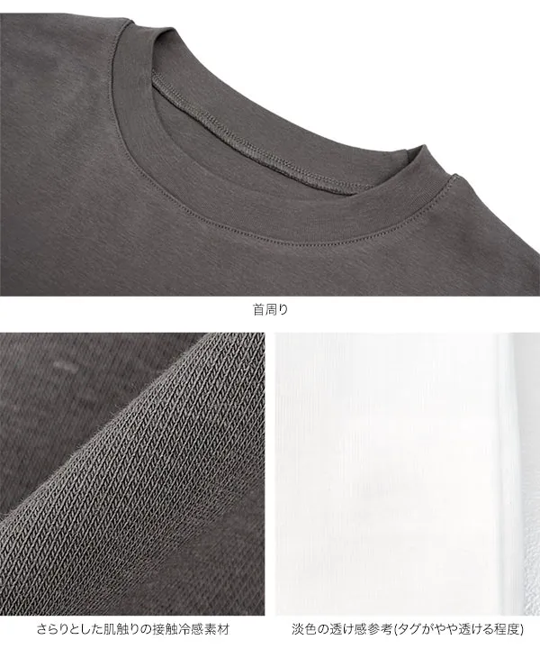 UVカット×接触冷感ユニセックスボックスTシャツ [C7994]| 送料無料 7