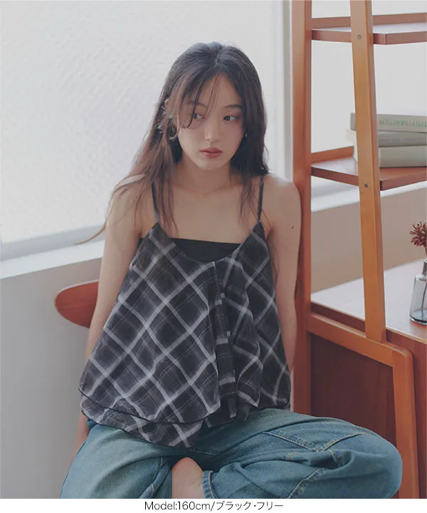 チェック柄シアービスチェ [C7997]| 2026AW先行受注アイテム！20%OFFクーポン＆送料無料  8/12(水)12:00~8/18(火)12:00まで
