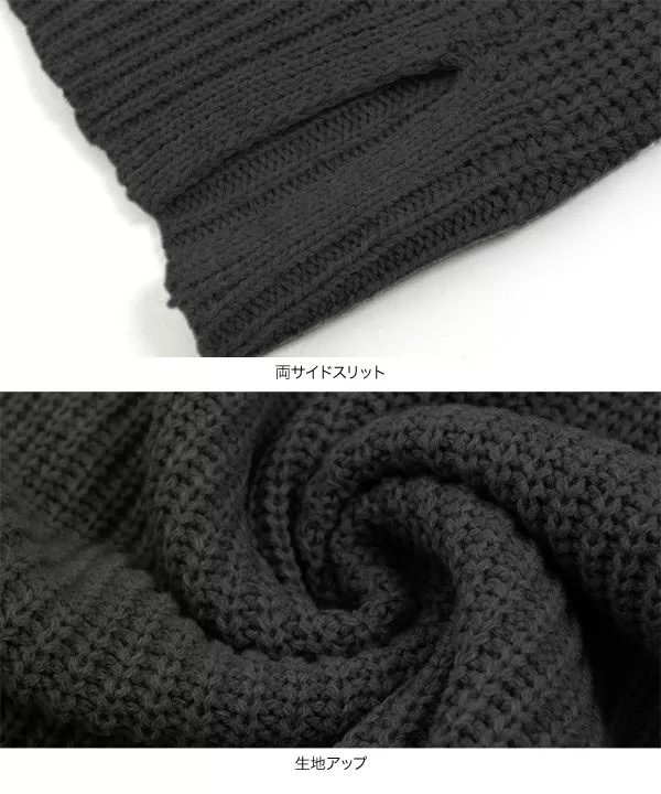 【国内発送・関税込】KITH NYC ポワンテルニットマキシドレス Vネックorオフタートル]ゆるニットマキシワンピース [E1898