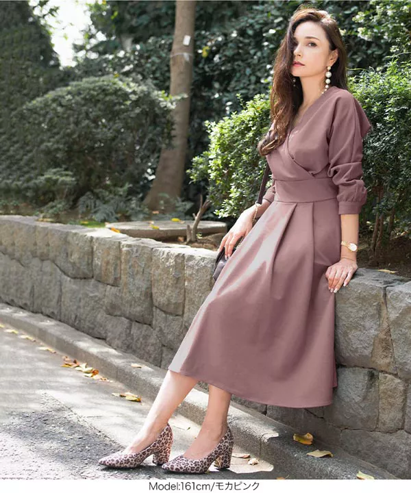 新品 PW CIRCULUS M 映えかわ フレアドレスコラボワンピース 新品 PW CIRCULUS M 映えかわ フレアドレスコラボワンピース