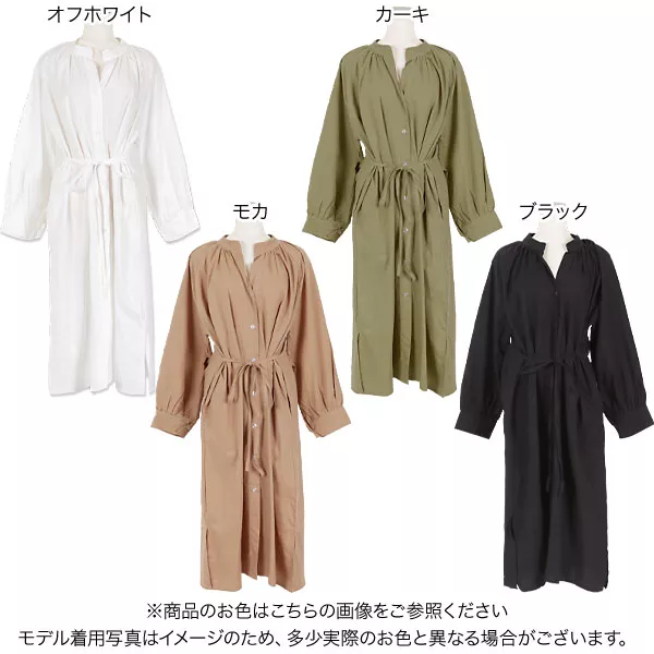 2wayシャツマキシワンピース [E2198] - レディースファッション通販