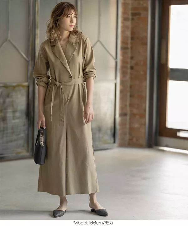 ma liberte by ito コーデュロイオールインワン　美品 テーラード長袖オールインワン [E2199] - レディースファッション通販